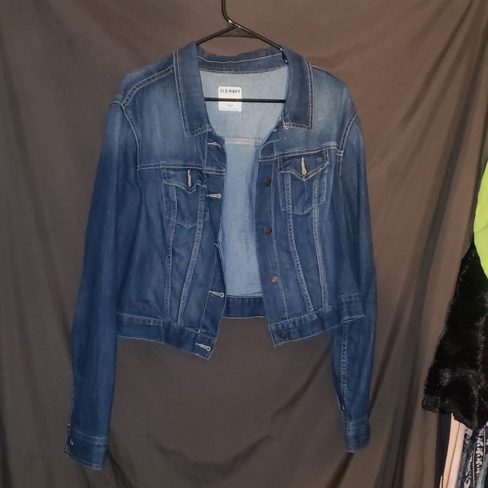 used old navy jean jacket